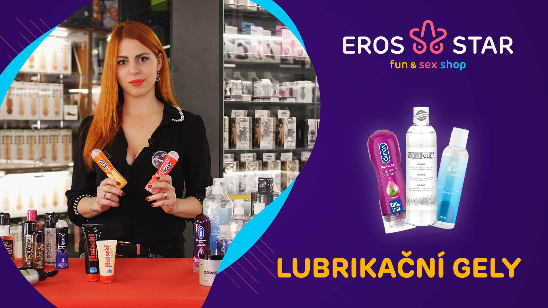 How do you playfully slip into a hole? Sabča gives advice with lubricating gels (HD Video)