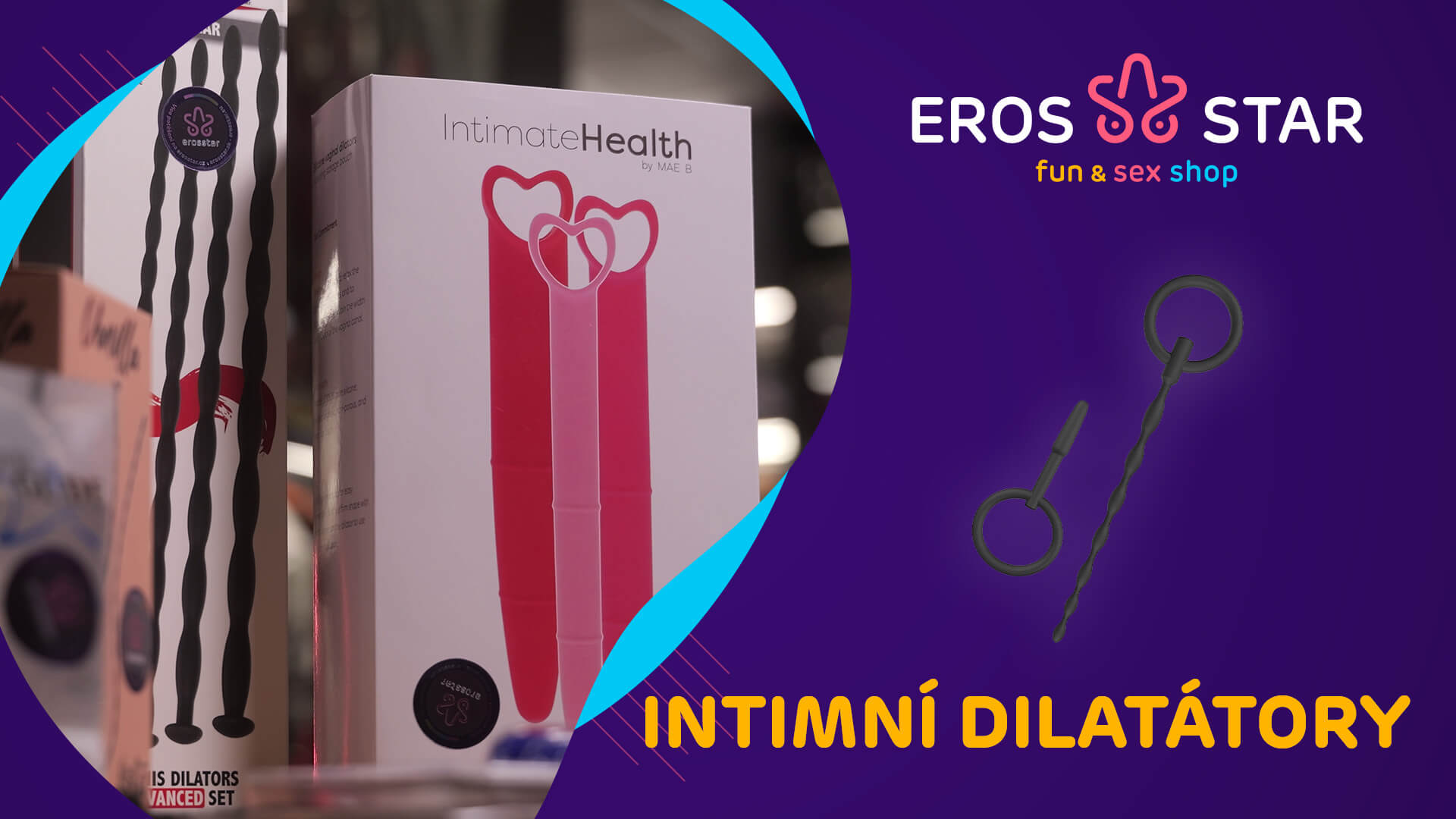 Delightful play with dilators: Intimate toy but health benefits for men and women (HD Video)