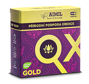 QX Gold 20 capsules, full pack natural food supplement to support erection