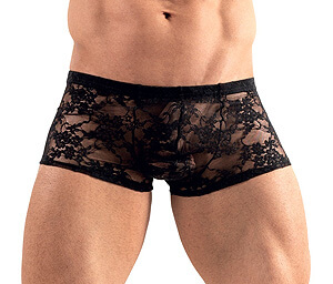 Svenjoyment Lace Pants (Black), men's lace boxers