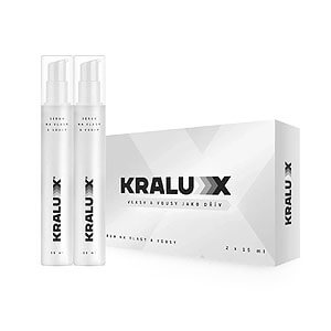 Kralux (2x15 ml), hair and beard serum for men