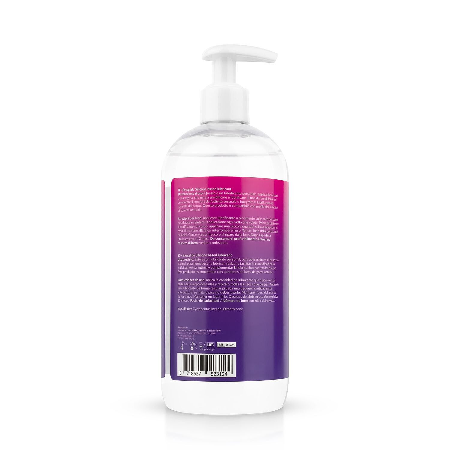 Easyglide Silicone Lubricant (500 ml), silicone lube