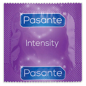 Pasante Intensity / Ribs & Dots (1pc), stimulation condom
