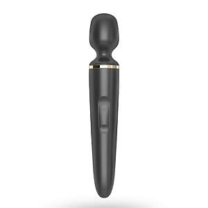 Satisfyer Wand-er Woman Vibrator Black luxury massage wand 34 cm, rechargeable