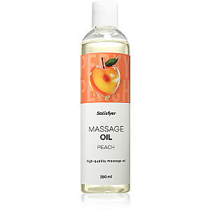 Satisfyer Massage Oil 250 ml (Peach), peach massage oil