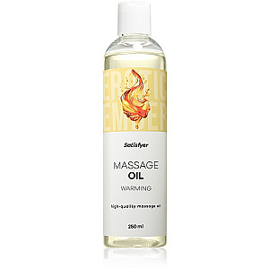 Satisfyer Massage Oil 250 ml (Warming), warming massage oil