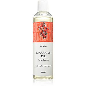 Satisfyer Massage Oil 250 ml (Guarana), stimulating massage oil
