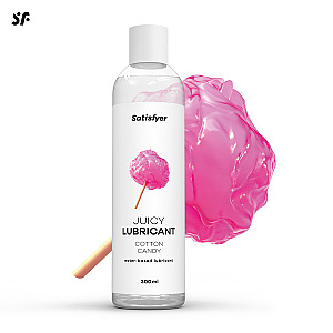 Satisfyer Juicy Lubricant 300 ml (Cotton Candy), flavored lubricant gel