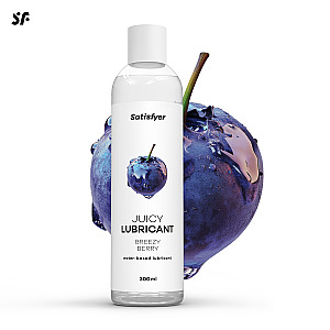 Satisfyer Juicy Lubricant 300 ml (Breezy Berry), blueberry lubricant gel