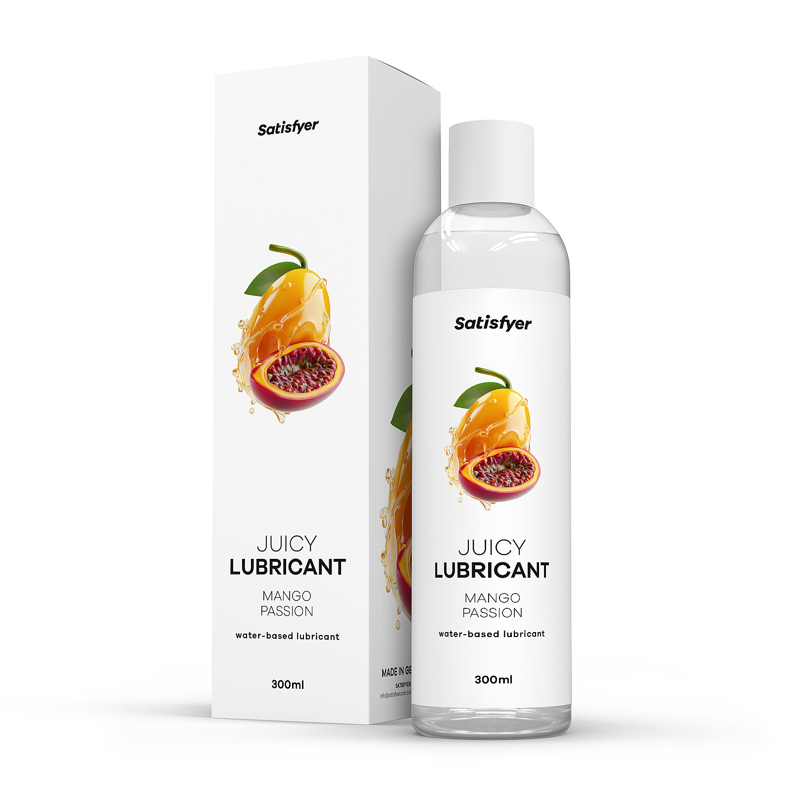 Satisfyer Juicy Lubricant 300 ml (Mango & Passion), mango lubricating gel