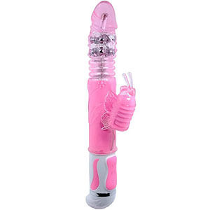 Baile Fascination Bunny Vibrator Pink - multifunction vibrator