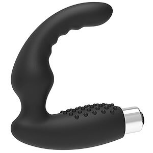 Addicted Toys Prostate Anal Vibrator #2 black rechargeable prostate massager