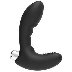 Addicted Toys Prostate Anal Vibrator #4 black rechargeable prostate massager