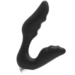 Addicted Toys Prostate Anal Vibrator #6 black rechargeable prostate massager