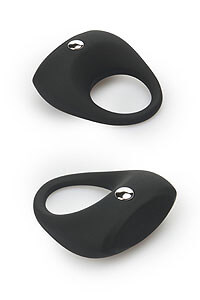 Silicone vibrating ring LIT-UP Stimu Ring 7 black
