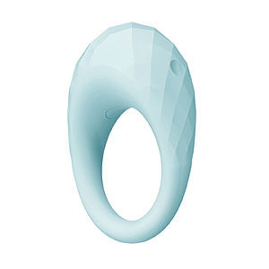Penis ring AQUATIC Zelie silicone blue 3 cm