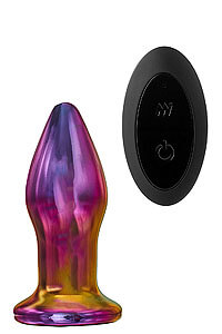 Glamour Glass Remote Vibe Plug (10 cm)
