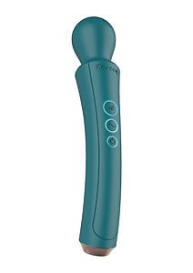 XoCoon The Curved Wand (Green), ergonomic massage vibrator