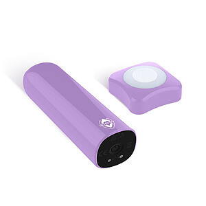 Dhalia Bullet Vibrator (Purple), powerful vibrator with remote control