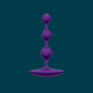 ROMP Amp (Purple), silicone anal bead toy