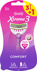 Wilkinson Sword Xtreme3 Comfort (4 pcs), women's razors