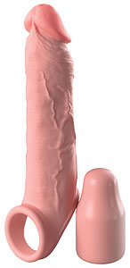 Fantasy X-Tensions Elite 2″ X-Tension with Strap, silicone penis extension