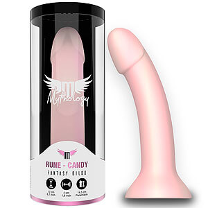 Mythology Rune Candy M (17 cm), pearlescent silicone dildo