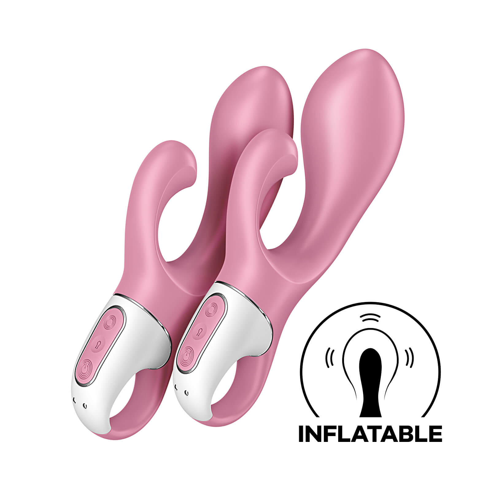 Satisfyer Air Pump Bunny 2 (Pink), inflatable vibrator