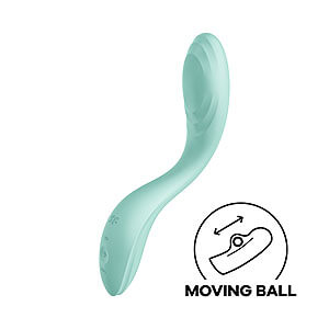 Satisfyer Rrrolling Pleasure (Mint), g-spot vibrator with rolling ball
