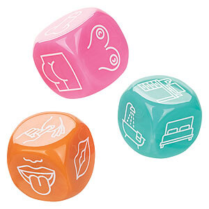 CalExotics Roll With It Sex Dice Game, hot dice for sexy experiences
