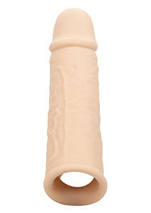CalExotics Lifelike Extension 7″ (Skin), penis extension sleeve