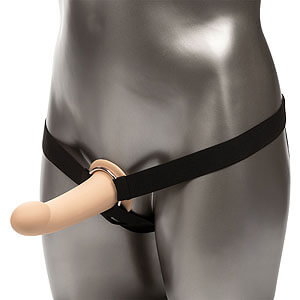 CalExotics Maxx Extension with Harness (Skin), hollow strap-on penis