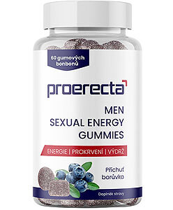 Proerecta Sexual Energy Gummies (60 gummies), gelatin candies for erection support