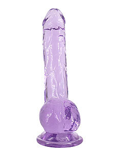 Intergalactic Luminous (Purple), sexy clear dildo