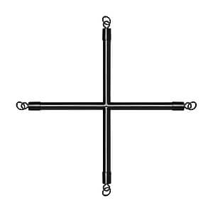 Bedroom Fantasies Hogtie Cross Bar, metal bondage cross