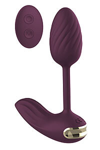 Dream Toys Essentials Wearable Egg Vibe (Purple), vaginal egg