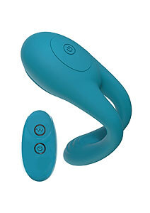 XoCoon Love Connection Couples Ring (Green), ring and couples vibrator