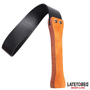 LateToBed Flexible Paddle Wood (51 cm), butt spanker with wooden grip