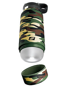 PDX Plus Fap Flask (Happy Camper), discreet masturbator bottle