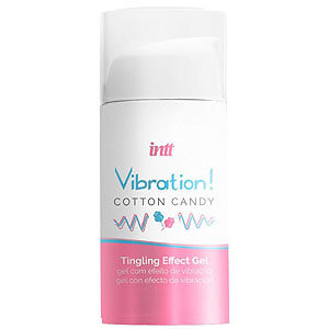Intt Vibration! Tingling Gel (Cotton Candy NEW), lip and clitoral stimulation gel