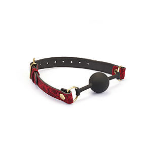 Liebe Seele Ukiyo-e Luxury Ball gag (Red Rosy), silicone gag