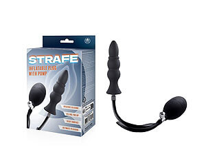 NMC Strafe Inflatable Plug 4 (Black), inflatable anal plug