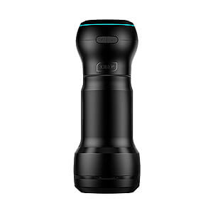 Kiiroo Feel Pocket Stroker + Power Blow (Black), combo pack masturbator