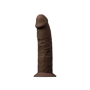 Amorelie UNCOVER Dawn Dildo 15,4 cm (Espresso), super realistic dildo