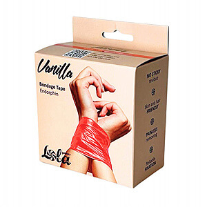 Lola Games Vanilla Endorphin Bondage Tape 20m (Red), sexy bondage tape