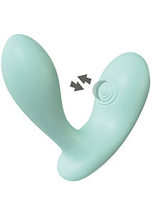 XoCoon DuoVibe 2 (Mint), G-spot vibrator and clitoral stimulator