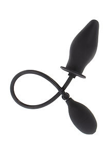 Inflatable Butt Plug Advanced (Black), inflatable anal plug