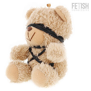 Fetish Submissive Winnie Teddy Bear, BDSM teddy bear