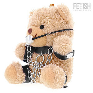 Fetish Submissive Fozzie Teddy Bear, BDSM teddy bear