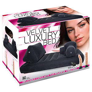 Velvet Luxury Bed, inflatable sex machine for women